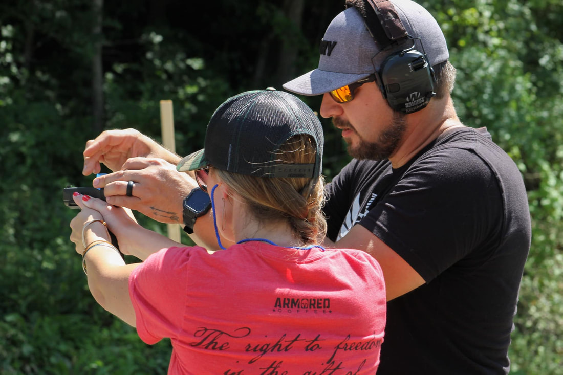 Intro to Handgun course at Archangel Defense a defensive firearms training company