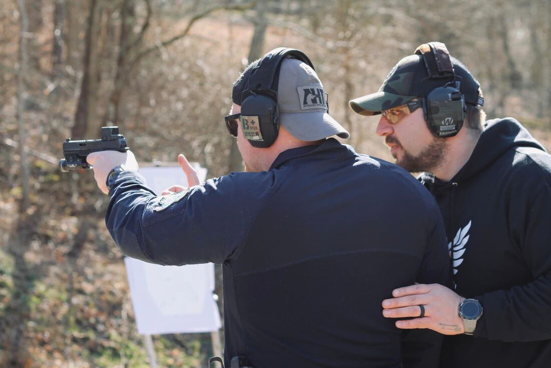 Advanced Handgun course at Archangel Defense a defensive firearms training company
